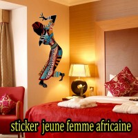 stickers Jeune Femme Africain 1