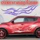 Stickers Tuning Flamme par 2 stf3