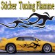 Stickers Tuning Flamme par 2 stf4