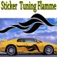 Stickers Tuning Flamme par 2 stf6