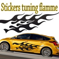 Stickers Tuning Flamme par 2 stf7