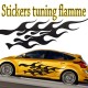 Stickers Tuning Flamme par 2 stf7