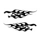 Stickers Tuning Flamme par 2 stf7