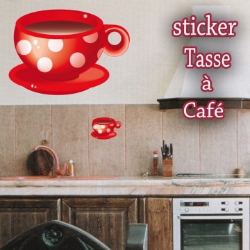 Stickers Tasse à café Vintage