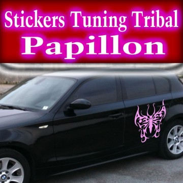 stickers Papillon Tribal 5