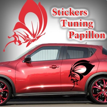 stickers Papillon Tribal