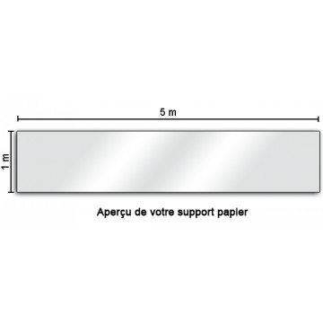Banderole / Affiche Personnalisée - Papier 135 g/M2 - 5 Mètres