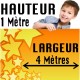 Banderole / Affiche Personnalisée - Papier 135 g/M2 - 4 Mètres