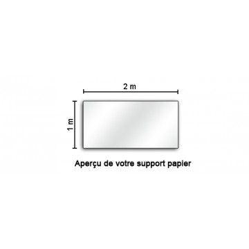 Banderole / Affiche Personnalisée - Papier 135 g/M2 - 2 Mètres