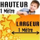 Banderole / Affiche Personnalisée - Papier 135 g/M2 - 1 Mètres