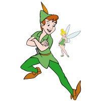 Peter Pan et fée Clochette