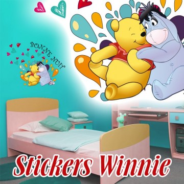Stickers Winnie Bonne Nuit 