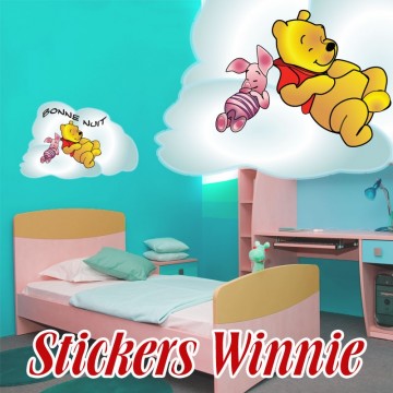 Stickers Winnie Bonne Nuit 