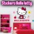 Stickers Hello Kitty dans son petit jardin