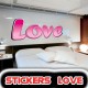 Stickers autocollant Love