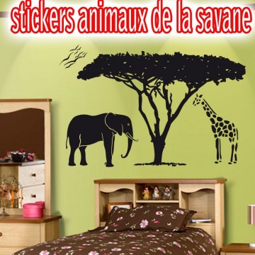 Stickers Animaux de la jungle