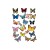 stickers Planche de 21 Papillons 