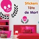 Stickers autocollant Ado Tête de Mort 