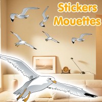 stickers Vol de Mouettes