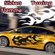 Stickers Tuning Flamme par 2 stf10