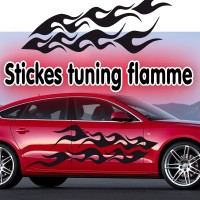 Stickers Tuning Flamme par 2 stf11