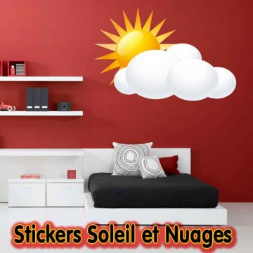 Stickers Soleil et Nuages