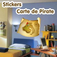 Stickers Carte de Pirate 2
