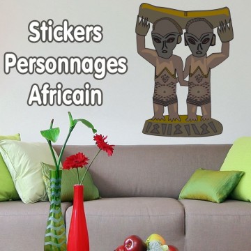 Stickers Afrique personnage