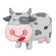 Stickers Vache 3