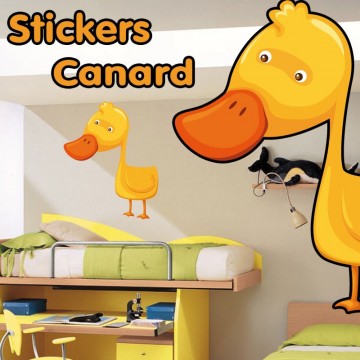 Stickers Canard Jaune 