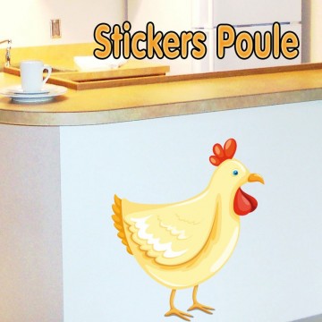 Stickers Poule 
