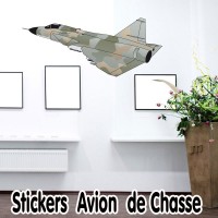 Stickers Avion de chasse 2