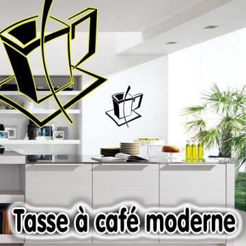 Stickers Tasse à café Moderne