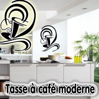 Stickers Tasse à café Moderne 2