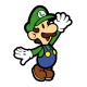 Stickers Mario Bross Luigi