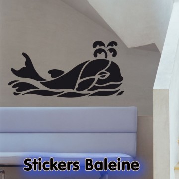 Stickers Autocollant Baleine 