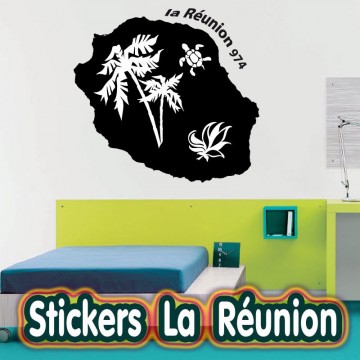 Stickers La Réunion 974