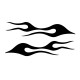 Stickers Tuning Flamme vendu par 2 stf2