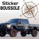 Stickers Boussole - Rose des Vents