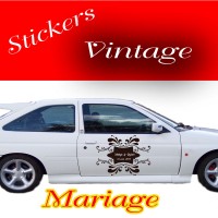 Stickers Mariage Vintage 