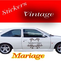 Stickers Mariage Vintage 