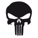 Stickers Punisher Skull