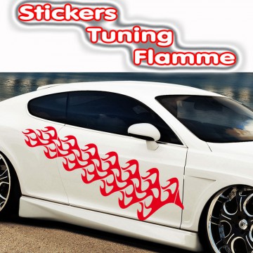 Stickers Tuning Flamme stf8 vendu par 2
