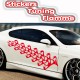 Stickers Tuning Flamme par 2 stf8