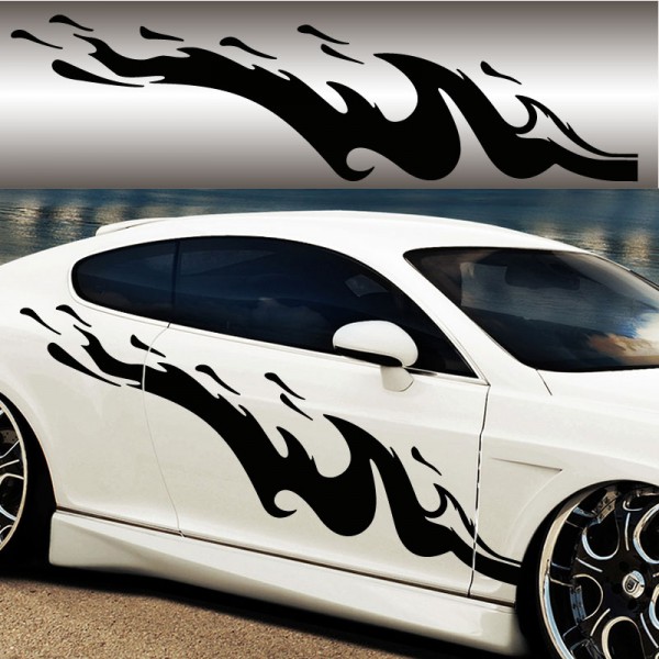 Stickers flamme tuning –