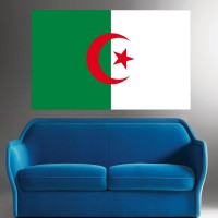 Autocollant Drapeau Algérie