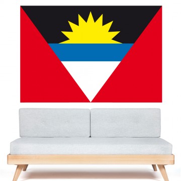 Autocollant stickers Drapeau Antigua et Barbuba