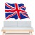 Autocollant stickers Drapeau Anglais 