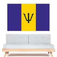 Stickers Drapeau Barbade