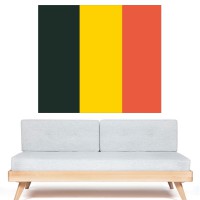 Autocollant Drapeau Belgique